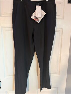 Serena Williams Black Straight-Leg Pants